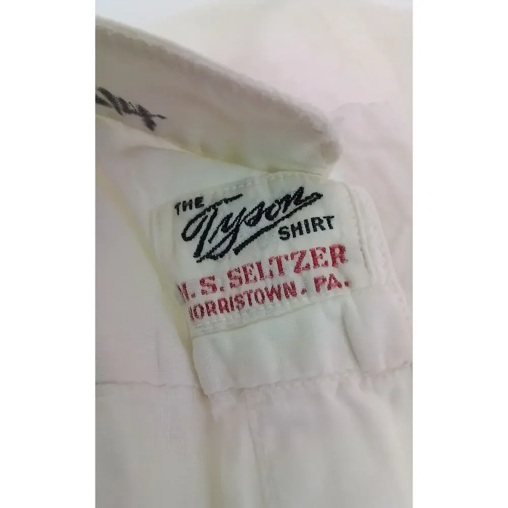 Antique Strawbridge Clothier 1920s White Suit S/XS Jacket Vest Shirt #J3081